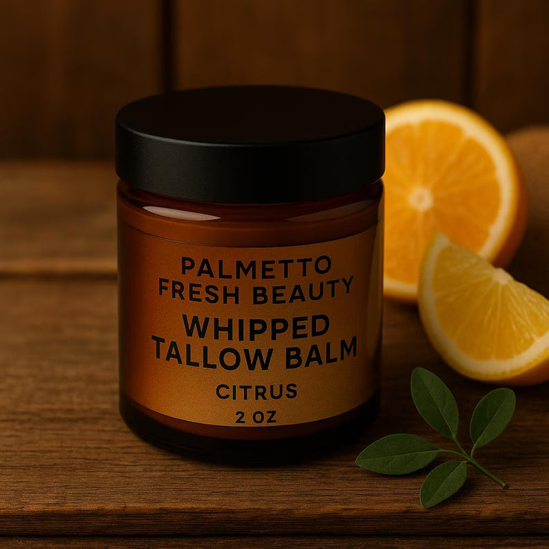 Citrus- Orange and Lemon-Whipped Tallow Cream