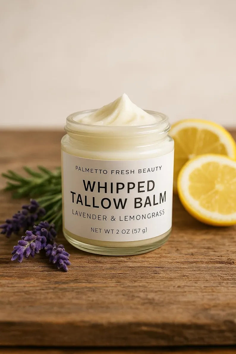 Whipped Tallow Cream- Lavender and Lemon Grass